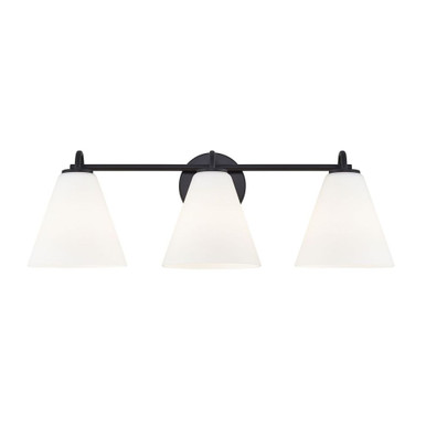 Fusion Pavia 3 Light Bath Vanity 24.75 Inch Wide by Justice Design - FSN-8363