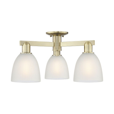 Castile 3 Light Semi Flush Mount 10.88 Inch X 23.5 Inch by Innovations - 716-3F-G38