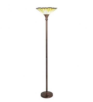 Caprice  1 Light Floor Lamp 72 Inch H and 16 Inch W by Meyda Tiffany - 255048