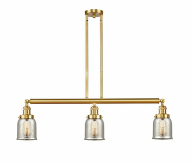 Bell 3 Light Stem Adjustable Island 10 Inch X 37.5 Inch Wide by Innovations - 213-SG-G58