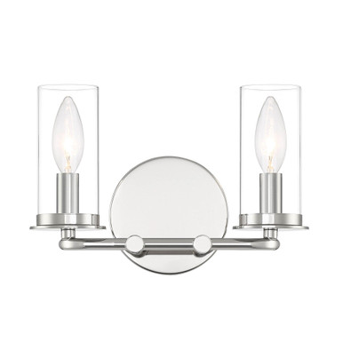 Hudson Heights 2 Light Vanity Light by Designers Fountain - D268C-2B-MB