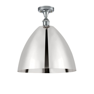 Bristol 1 Light Semi Flush Mount 18.25 Inch and 16 Inch Wide by Innovations - 516-1C-PC-MBD-16-PC
