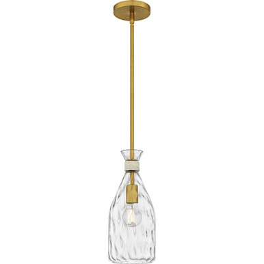 Govada 1 Light Mini Pendant 14.5 Inch Tall and 6 Inch Wide by Quoizel - QPP6782