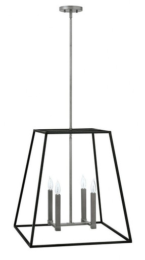 Fulton 4 Light Medium Foyer Chandelier by Hinkley - 3336