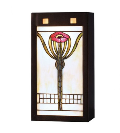 Parker Poppy 2 Light Wall Sconce by Meyda Tiffany - 71009