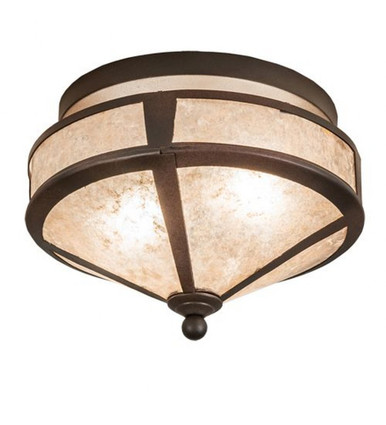 Simple Mission 2 Light Flush Mount 8.5 x 13 In by Meyda Tiffany - 189636