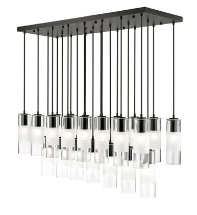 Alton 23 Light Linear Chandelier 14.25 x 18 Inches Wide by Z-Lite - 824P-23L