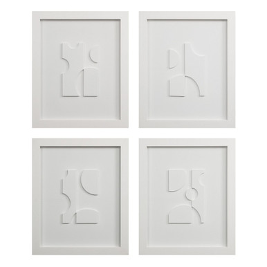 Ispra Wall Decor (Set of 4) 23 Inch Tall and 19 Inch Wide by Renwil Inc - W6760