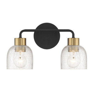 Flagler 2 Light Bath Vanity 8.75 Inch Tall X 14.5 Inch Wide by Savoy House - L8-5900-2-143