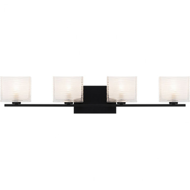 Westcap Four Light Vanity Light by Quoizel - WCP8604MBK