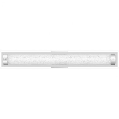 Glitz 1 Light Vanity Light 31.75 Inch Wide by Quoizel - PCGZ8532C