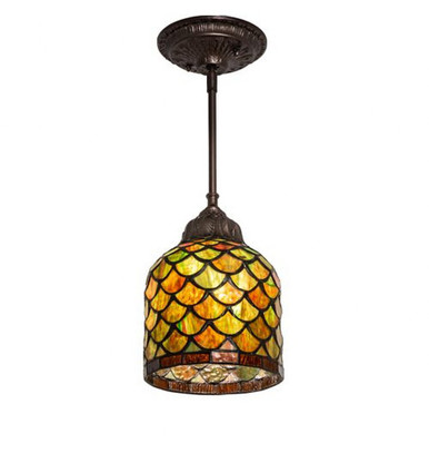 Acorn 1 Light Mini Pendant by Meyda Tiffany - 245421