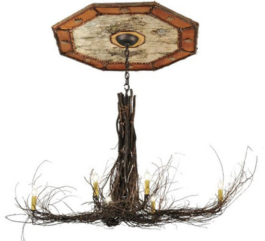 Twigs 6 Light Chandelier 42.5 x 36 Inches Wide by Meyda Tiffany - 111482