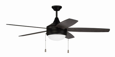 Phaze Five Blade Ceiling Fan with Light Kit 52 Inch Wide by Craftmade - PHA52FB5