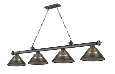 Cordon 4 Light Billiard 14.75 x 14 Inch by Z-Lite 2306-4BP-ARS - 2306-4BP-ARS