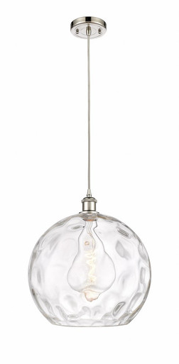 Athens Water Glass 1 Light Cord Hung Pendant 15.13 X 13 by Innovations - 516-1P-PN-G1215-14