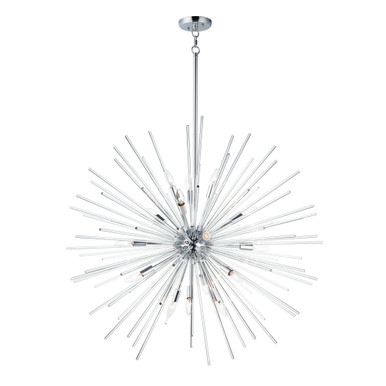 Polaris Sixteen Light Oversized Pendant by Maxim - 28666CLPC