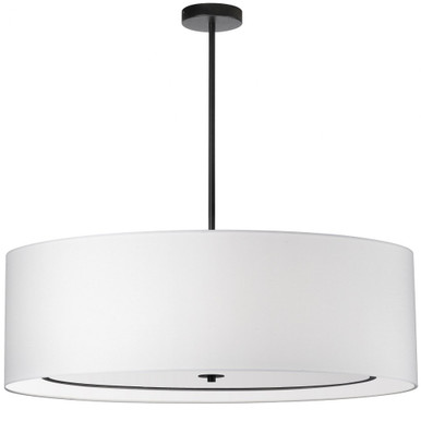 Porscha 6 Light Oversized Pendant by Dainolite - POR-406P-MB-WH
