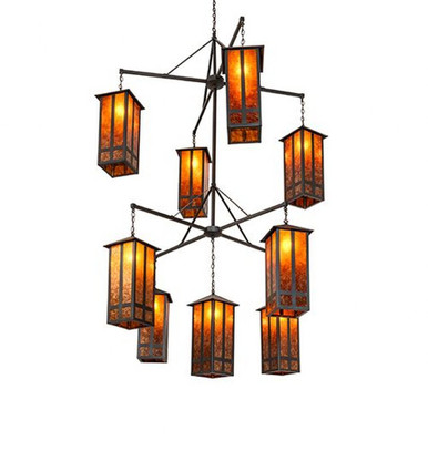 Church Street 9 Light Chandelier 112 x 62 Inches Wide by Meyda Tiffany - 162412