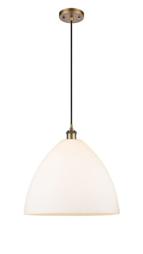 Bristol 1 Light Cord hung Pendant 17 Inch and 16 Inch Wide by Innovations - 516-1P-BB-GBD-161