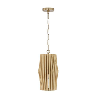 Archer 1 Light Pendant 17.25 Inch Tall and 8.75 Inch Wide by Capital - 344613BWB