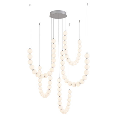 Akoya 190W LED Chandelier 54.63 Inch Tall and 12.63 Inch Wide by Alora - CH321805CH