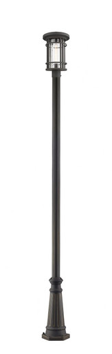 Jordan 1 Light Outdoor Post Mount Lantern 12.5 x 111.5 Inch by Z-Lite - 570PHB-519P-ORB