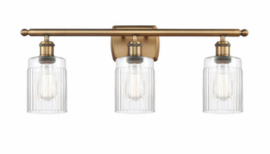 Hadley 3 Light Bath Vanity 10 Inch Tall and 24.5 Inch Wide by Innovations - 516-3W-BB-G342