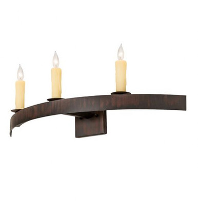 Lakeshore 3 Light Wall Sconce 7.5 x 30 Inch by Meyda Tiffany - 120219