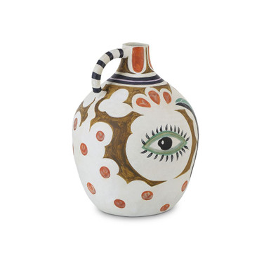 Hamsa Demijohn 10.25 Inch Vase by Currey Company - 1200-0615