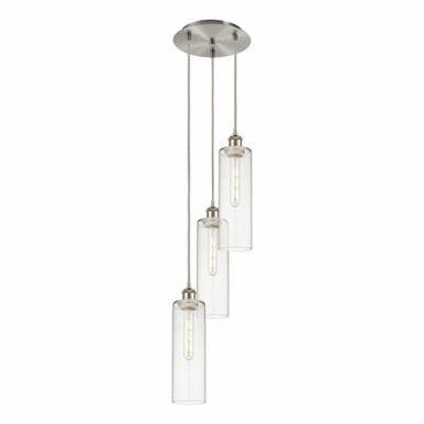 Crown Point 3 Light Cord Hung Pendant 45.75 Inch Tall by Innovations - 113B-3P-G434-12