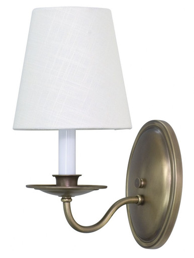 Lake Shore 1 Light Wall Sconce 11.5 Inch Tall by House of Troy - LS217-AB