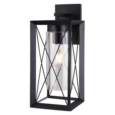 Milton 1 Light Outdoor Wall Lantern 16.75 Inch Tall X 7 Inch Wide by Vaxcel - T0763