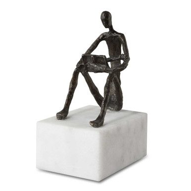 Sit Back Relax And Read 6 Inch Sculpture by Uttermost - 18162