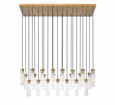 Beau 23 Light Linear Chandelier 12.75 x 18 Inches Wide by Z-Lite - 740P-23L