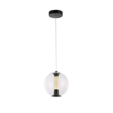 Arlo 1 LED Small Pendant by Artcraft - AC6841BK