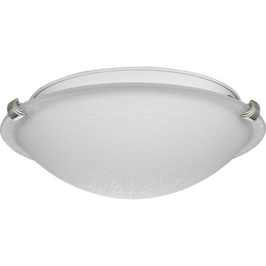 Linen Dome 30W 2 LED 12.25 Inch Wide Flush Mount by Progress - P350170-009