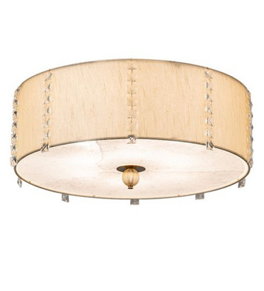 Cilindro Lujoso 36W 6 LED Semi Flush Mount 11 x 25 Inches by Meyda Tiffany - 196434