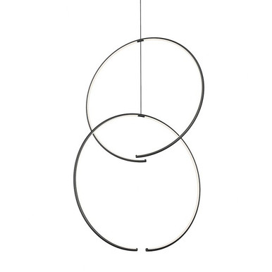 Torc 2 LED Pendant 40 Inch Tall and 24.75 Inch Wide by Sonneman - 3152