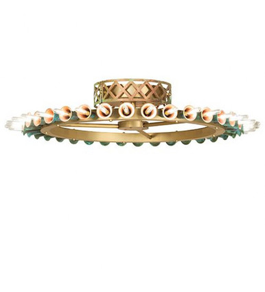 Coyle 144W 36 LED Semi Flush Mount 10 x 42 Inches by Meyda Tiffany - 274854