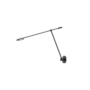 Rotaire 9W LED Light Wall Sconce by Kuzco - WS90101-BK