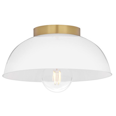 Stu 10W 1 LED Small Flush Mount 4.75 x 11 Inches by Lark - 83301LCB-CO