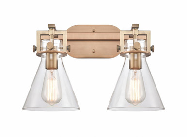 Newton Cone 2 Light Vanity Light 11.88 Inch Tall by Innovations - 411-2W-G411