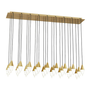 Turret 27 Light Mini Chandelier by VC Modern 700TRSPTRT27TB-LED930120 - 700TRSPTRT27TB-LED930120