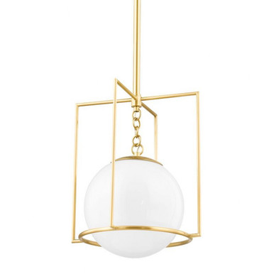 Frankie 1 Light Medium Pendant by Mitzi - H648701S-AGB
