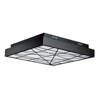Intersect 1 Light 23.5 Inch Wide Flush Mount by ET2 - E20646-61BK