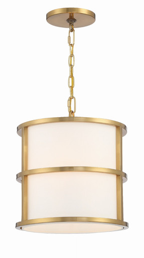 Hulton 3 Light Medium Pendant by Crystorama - 9593-LG