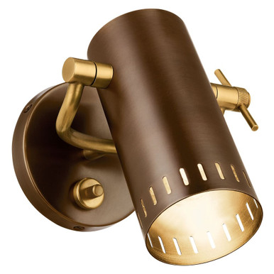 Ruehl 9W 1 LED Wall Sconce 7.25 Inch Tall and 6.25 Inch Wide by Kichler - 52840