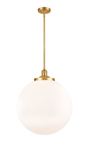 Beacon 1 Light Stem Hung Pendant 19 x 18 Inches by Innovations  - 201S-SG-G201-18