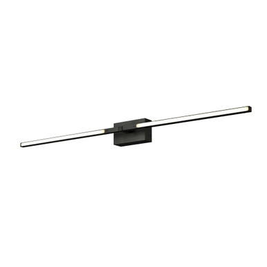 Pandora 26W LED Wall Sconce 4.63 Inch Tall and 36 Inch Wide by Kuzco - WS25336-BK-UNV